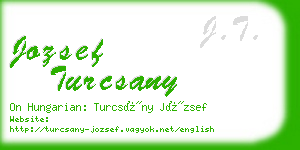 jozsef turcsany business card